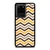 YELLOW BROWN CHEVRON PATTERN Samsung Galaxy S20 Ultra Case Cover