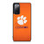 CLEMSON TIGERS LOGO UNIVERSITY FOOTBALL PAW ICON Samsung Galaxy S20 FE Case Cover