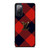 LOUIS VUITTON LV LOGO PATTERN RED Samsung Galaxy S20 FE Case Cover