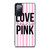 LOVE VICTORIA'S SECRET PINK LOGO Samsung Galaxy S20 FE Case Cover
