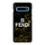 FENDI FASHION ROMA LOGO BLACK MARBLE Samsung Galaxy S10 Plus Case Cover