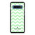 KATE SPADE NEW YORK LOGO GREEN CHEVRON PATTERN Samsung Galaxy S10 Plus Case Cover