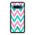 KATE SPADE NEW YORK LOGO GREEN PINK CHEVRON PATTERN Samsung Galaxy S10 Plus Case Cover