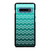 OMBRE TEAL CHEVRON Samsung Galaxy S10 Plus Case Cover