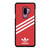 ADIDAS ORIGINALS STRIPES SCARLET RED Samsung Galaxy S9 Plus Case Cover