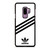ADIDAS ORIGINALS STRIPES WHITE BLACK Samsung Galaxy S9 Plus Case Cover