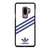 ADIDAS ORIGINALS STRIPES WHITE ROYAL BLUE Samsung Galaxy S9 Plus Case Cover