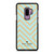 KATE SPADE NEW YORK LOGO GOLDEN GREEN CHEVRON PATTERN Samsung Galaxy S9 Plus Case Cover
