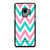 KATE SPADE NEW YORK LOGO GREEN PINK CHEVRON PATTERN Samsung Galaxy S9 Case Cover