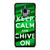 KEEP CALM AND CHIVE ON Samsung Galaxy S9 Case Cover