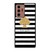 KATE SPADE NEW YORK GOLD LOGO STRIPES PATTERN Samsung Galaxy Note 20 Ultra Case Cover