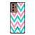 KATE SPADE NEW YORK LOGO GREEN PINK CHEVRON PATTERN Samsung Galaxy Note 20 Ultra Case Cover