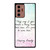 PRINCESS AURORA QUOTES Samsung Galaxy Note 20 Ultra Case Cover