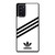 ADIDAS ORIGINALS STRIPES WHITE BLACK Samsung Galaxy Note 20 Case Cover