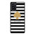 KATE SPADE NEW YORK GOLD LOGO STRIPES PATTERN Samsung Galaxy Note 20 Case Cover