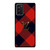 LOUIS VUITTON LV LOGO PATTERN RED Samsung Galaxy Note 20 Case Cover