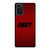 OBEY CLOTHING LOGO RED CARBON Samsung Galaxy Note 20 Case Cover