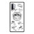 BTS SIGNATURE WHITE Samsung Galaxy Note 10 Plus Case Cover