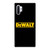 DEWALT LOGO BLACK Samsung Galaxy Note 10 Plus Case Cover