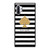 KATE SPADE NEW YORK GOLD LOGO STRIPES PATTERN Samsung Galaxy Note 10 Plus Case Cover