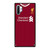 LIVERPOOL FOOTBALL JERSEY KIT Samsung Galaxy Note 10 Plus Case Cover
