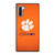 CLEMSON TIGERS LOGO UNIVERSITY FOOTBALL PAW ICON Samsung Galaxy Note 10 Case Cover