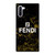 FENDI FASHION ROMA LOGO BLACK MARBLE Samsung Galaxy Note 10 Case Cover