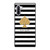 KATE SPADE NEW YORK GOLD LOGO STRIPES PATTERN Samsung Galaxy Note 10 Case Cover