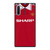 MANCHESTER UNITED FC CLASSIC JERSEY SHARP Samsung Galaxy Note 10 Case Cover