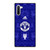 MANCHESTER UNITED FC LOGO FOOTBALL BLUE ICON Samsung Galaxy Note 10 Case Cover