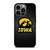 IOWA HAWKEYES METAL LOGO iPhone 13 Pro Case Cover