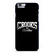 CROOKS AND CASTLES LOGO BLACK iPhone 6 / 6S Case Cover