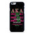 ALPHA KAPPA ALPHA QUOTE iPhone 6 / 6S Case Cover