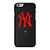 NEW YORK YANKEES STITCHING LEATHER iPhone 6 / 6S Case Cover
