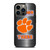 CLEMSON TIGERS METAL LOGO iPhone 13 Pro Case Cover