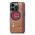 CHICAGO CUBS UBS MLB WOODEN LOGO iPhone 13 Pro Case Cover