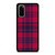 RED BLUE TARTAN PLAID PATTERN Samsung Galaxy S20 Case Cover