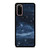 NAVY BLUE STAR FABRIC TEXTURE Samsung Galaxy S20 Case Cover
