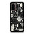 LUNAR PATTERN BLACK WHITE Samsung Galaxy S20 Case Cover