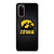 IOWA HAWKEYES METAL LOGO Samsung Galaxy S20 Case Cover