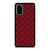 RED TARTAN CROSS PLAID Samsung Galaxy S20 Plus Case Cover