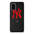 NEW YORK YANKEES STITCHING LEATHER Samsung Galaxy S20 Plus Case Cover