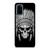 INDIAN FEATHER SKULL Samsung Galaxy S20 Plus Case Cover