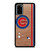 CHICAGO CUBS UBS MLB WOODEN LOGO Samsung Galaxy S20 Plus Case Cover