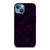 STYLISH HEXAGONAL VIOLET PATTERN iPhone 13 Case Cover