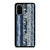 BLUE STRETCHED CHIFFON FABRIC Samsung Galaxy S20 Plus Case Cover