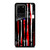 USA FLAG AMERICAN BASEBALL BLACK WHITE Samsung Galaxy S20 Ultra Case Cover