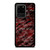 RED BLACK TIE DYE PATTERN Samsung Galaxy S20 Ultra Case Cover