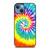 RAINBOW TIE DYE PATTERN iPhone 13 Case Cover