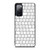 WHITE KEYBOARD PATTERN Samsung Galaxy S20 FE Case Cover